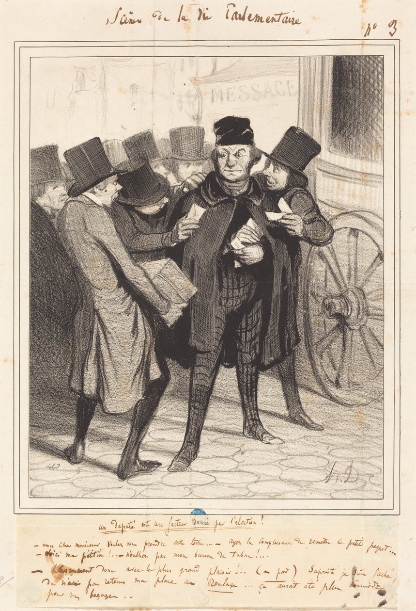 A Pleasure Trip to Paris by Honoré Daumier