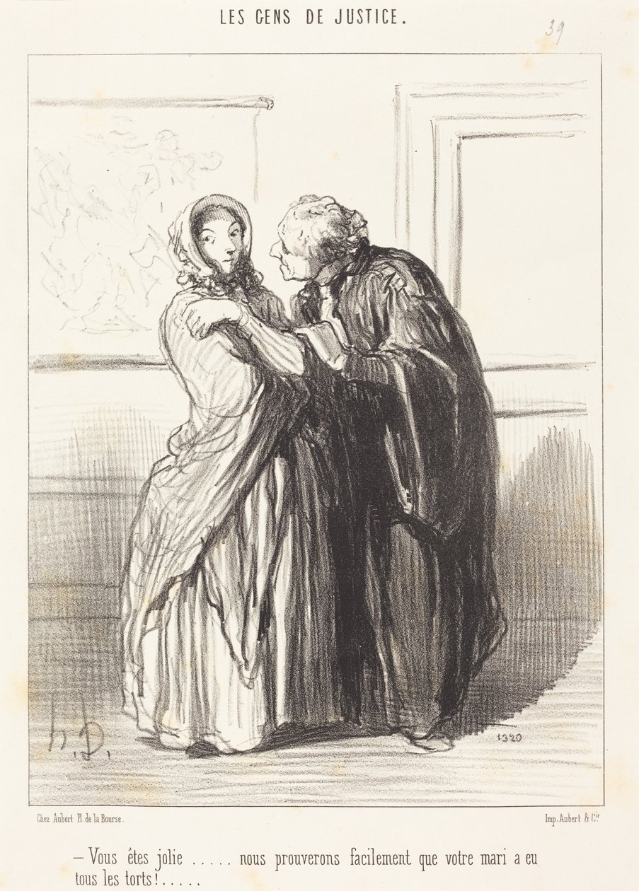 You Are Pretty... by Honoré Daumier