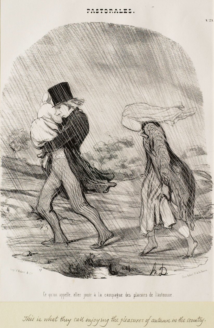 What We Call Going to Enjoy the Country by Honoré Daumier