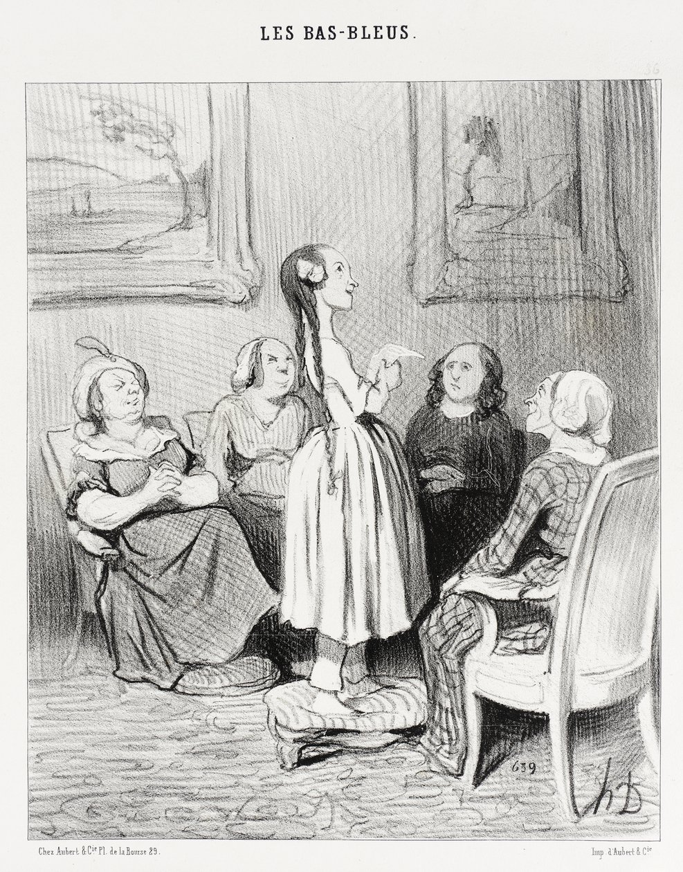 "...though they should curse me..." by Honoré Daumier
