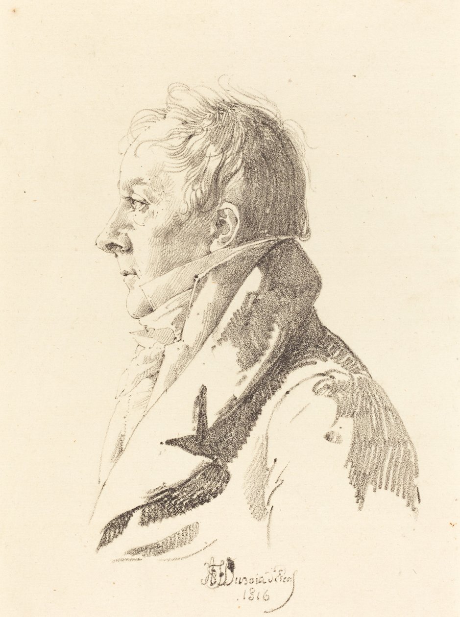 Portrait of a Man by Honore Jean Dubois Duperray