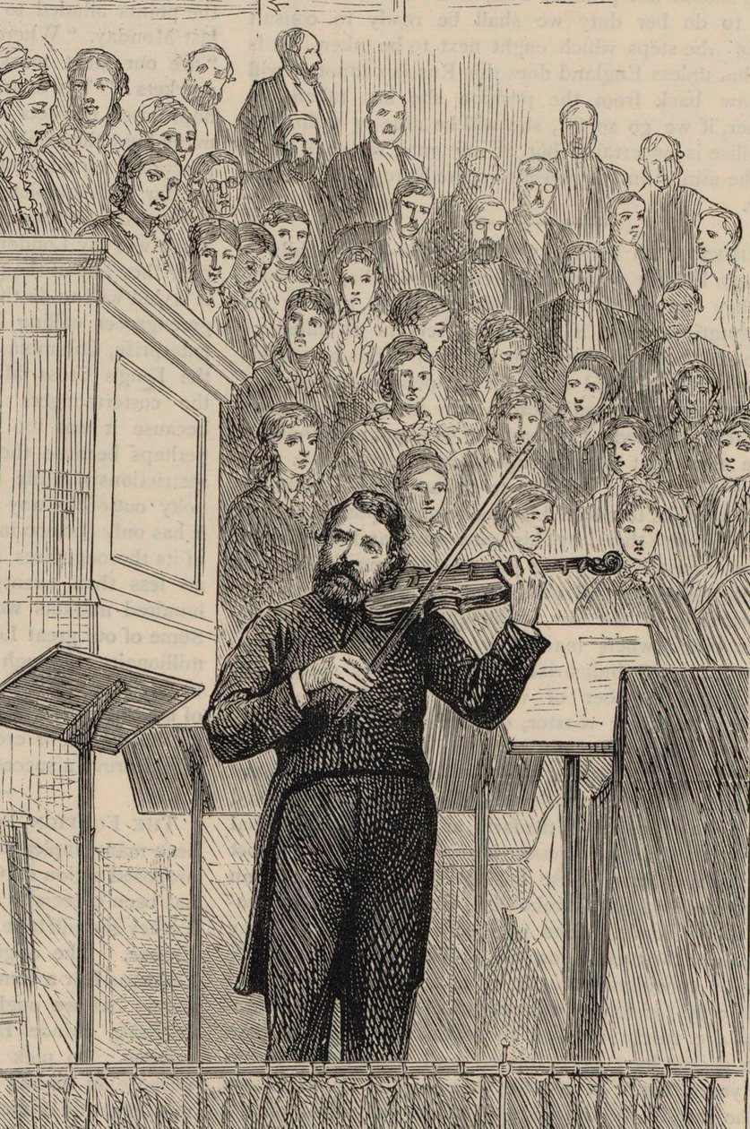 Portrait of the Violinist and Composer Joseph Joachim by Horace Harral