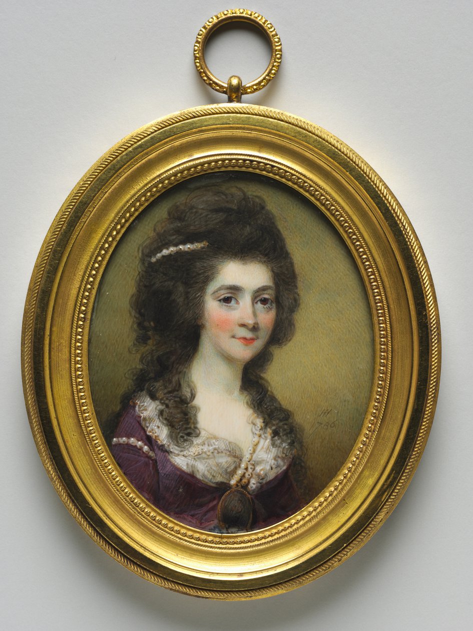 Portrait of a Woman, called Mrs. Close by Horace Hone
