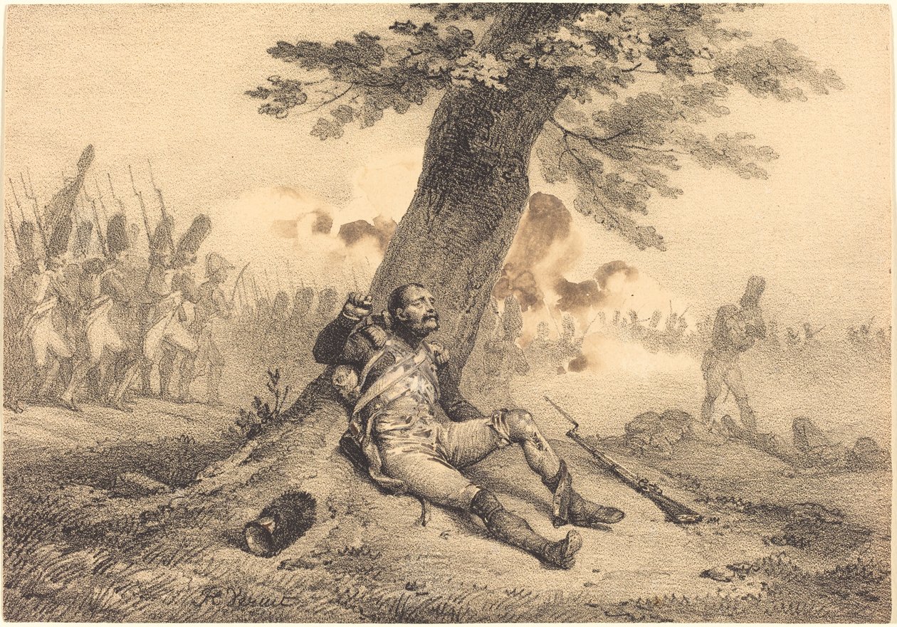 Gredin de Sort!... by Emile Jean Horace Vernet