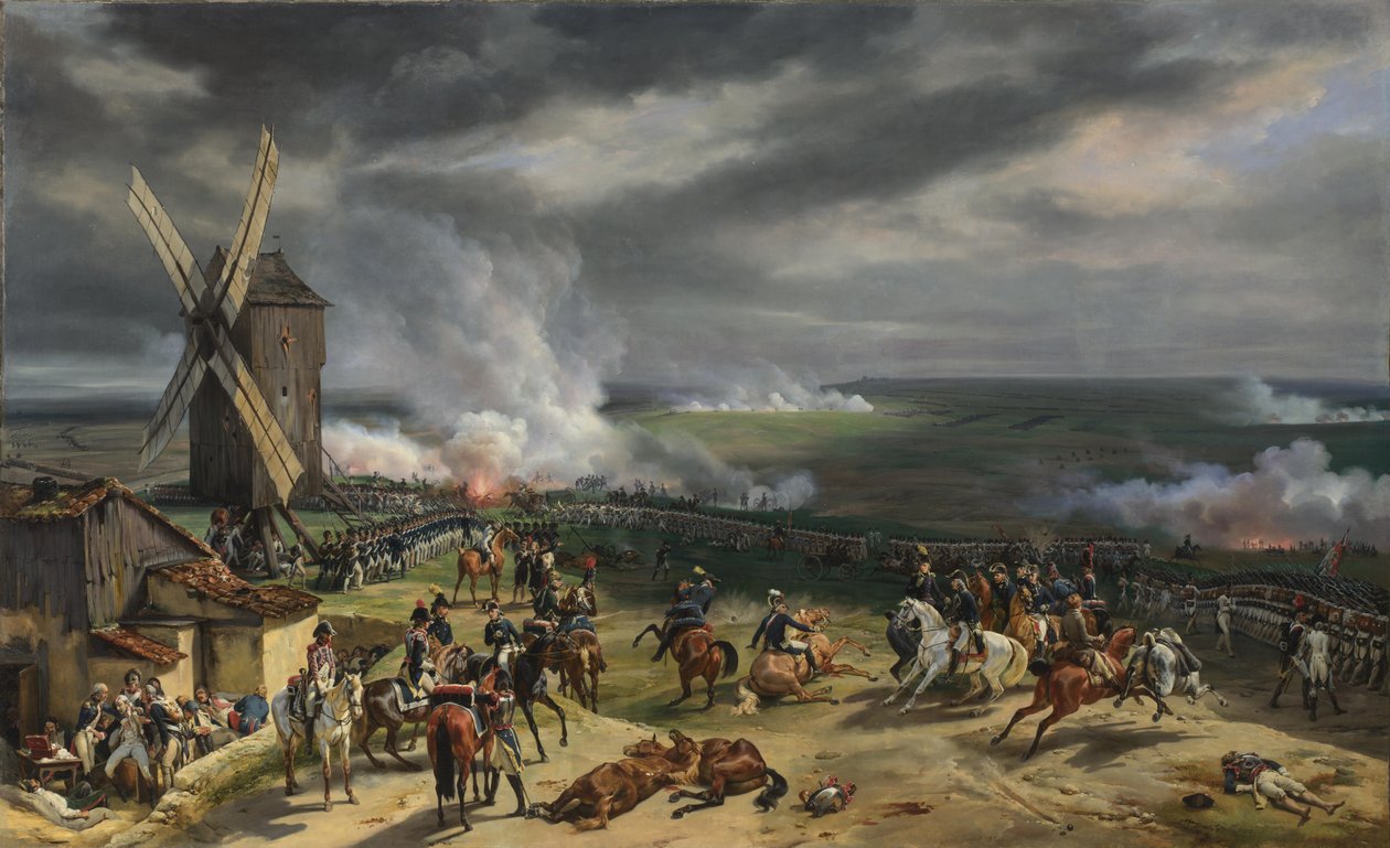 The Battle of Valmy, 20 September 1792 by Emile Jean Horace Vernet