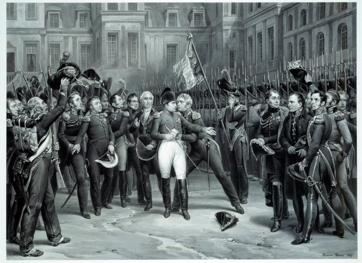 The Farewell of Napoleon Bonaparte to the Imperial Guard by Emile Jean Horace Vernet