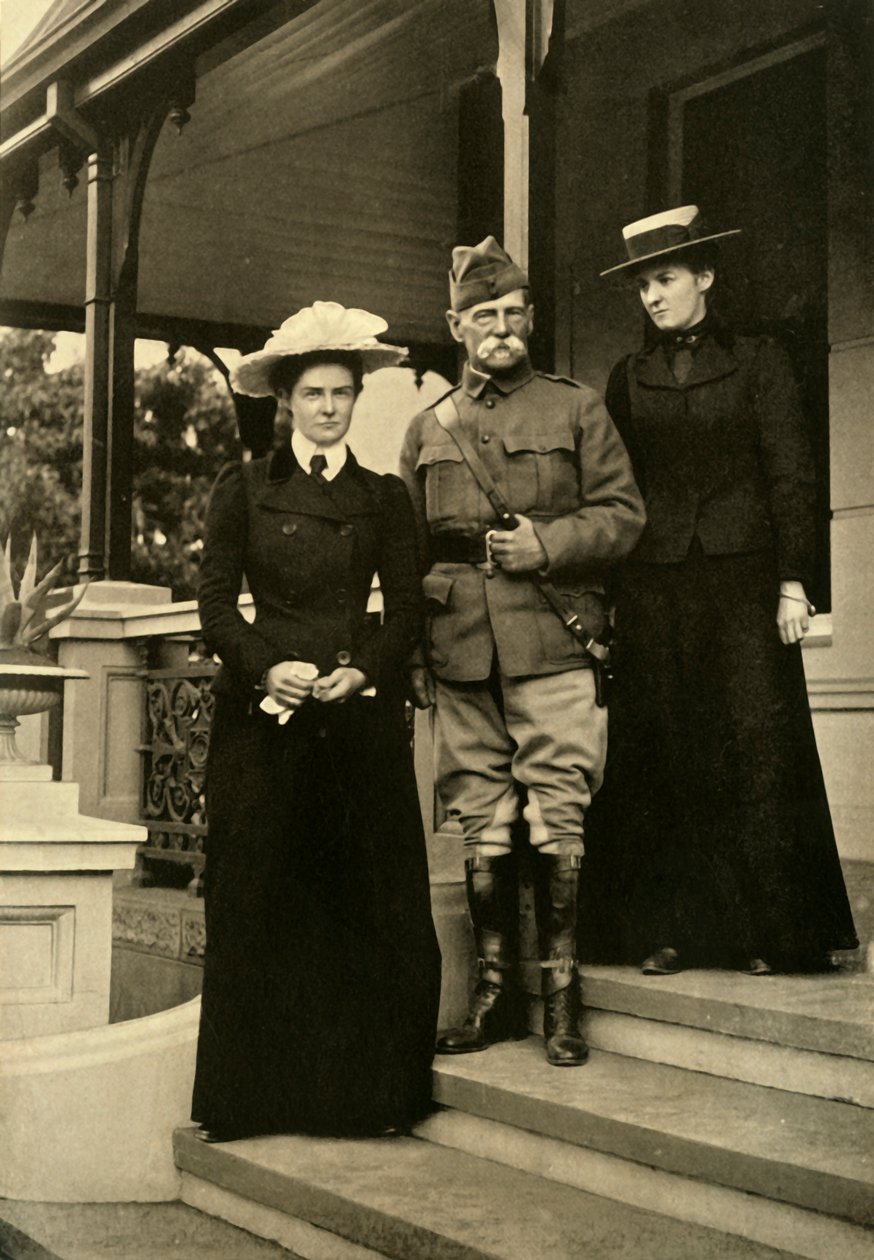 Lord Roberts and His Daughters at Pretoria, 1900, 1901 by Horace Walter Nicholls