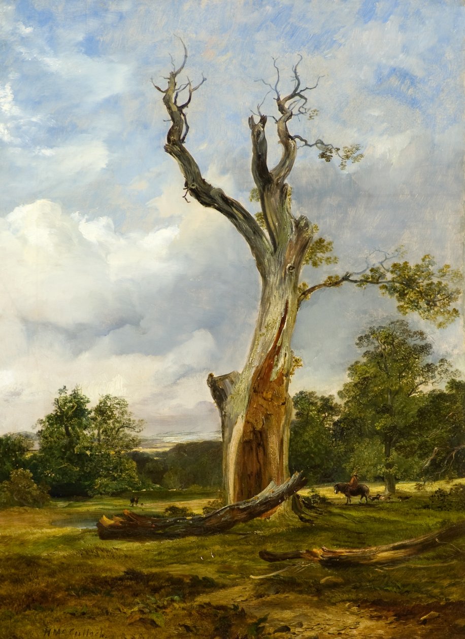 The Blasted Tree, c.1838 by Horatio McCulloch