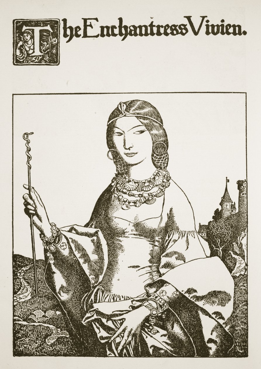 The Enchantress Vivien (illustration from 