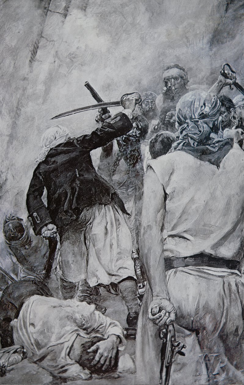 A Pirate Fight by Howard (after) Pyle