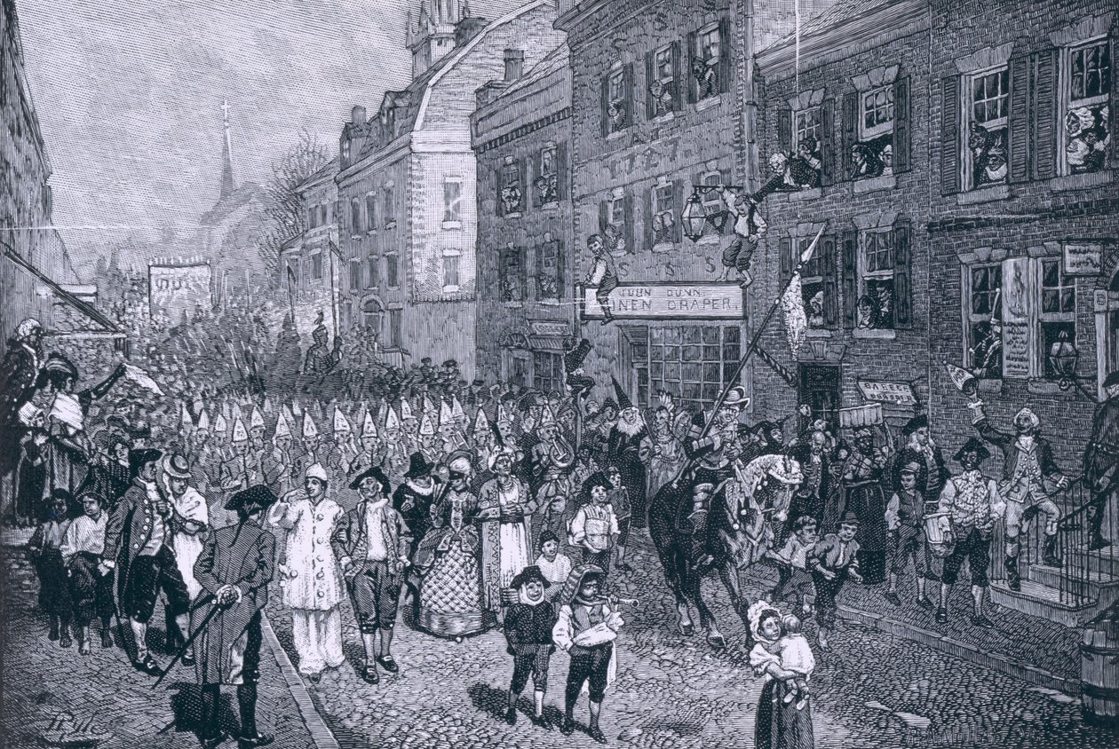 Carnival at Philadelphia, Illustration from 