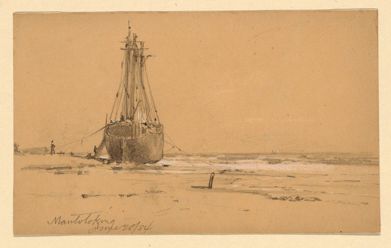 At the Seashore in Mantoloking, 1884 by Howard Russell Butler