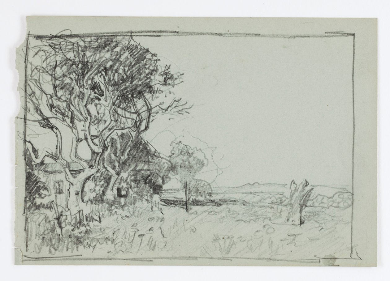 Untitled (Tree with House) by Howard Russell Butler