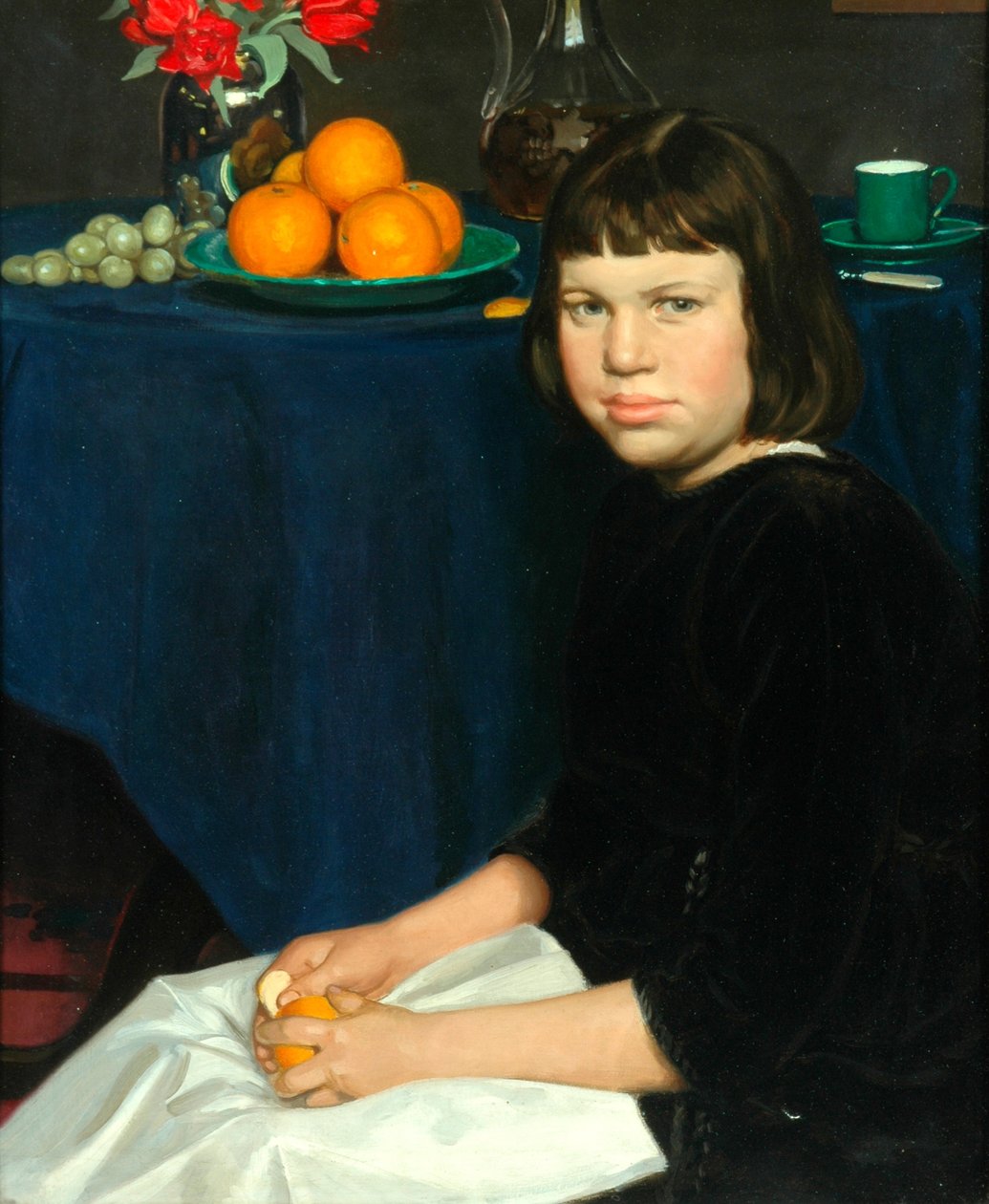 Julie with the Oranges by Howard Somerville