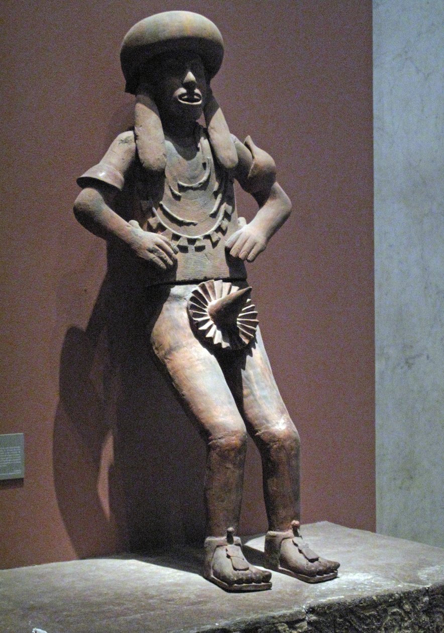 Statue of a Priest (Postclassic Period) by Huaxtec Huaxtec