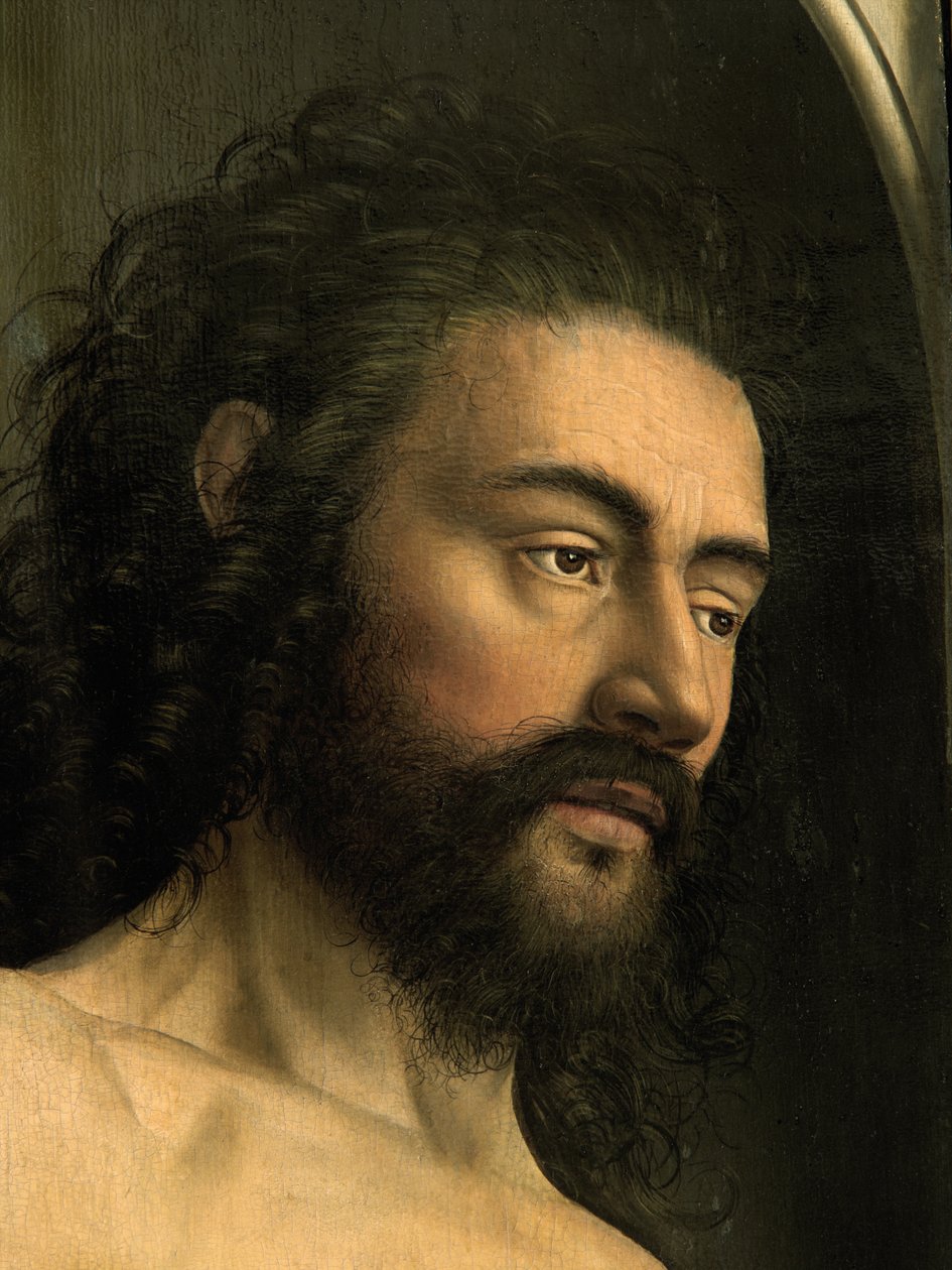 Detail of Adam, from the Left Wing of the Ghent Altarpiece by Hubert & Jan van (1390 1441) Eyck