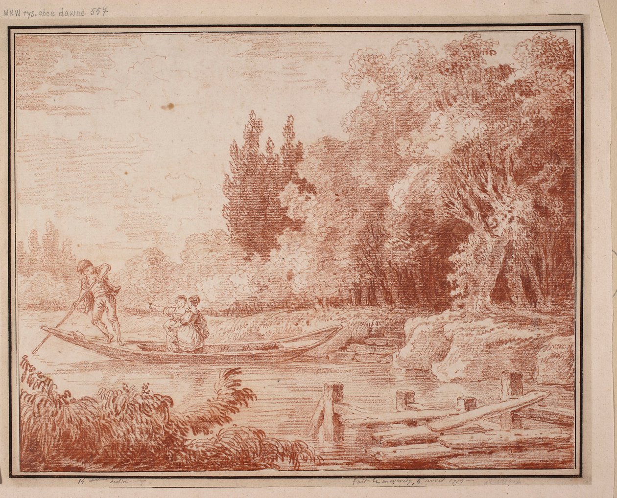 Boat Ride by Hubert Robert