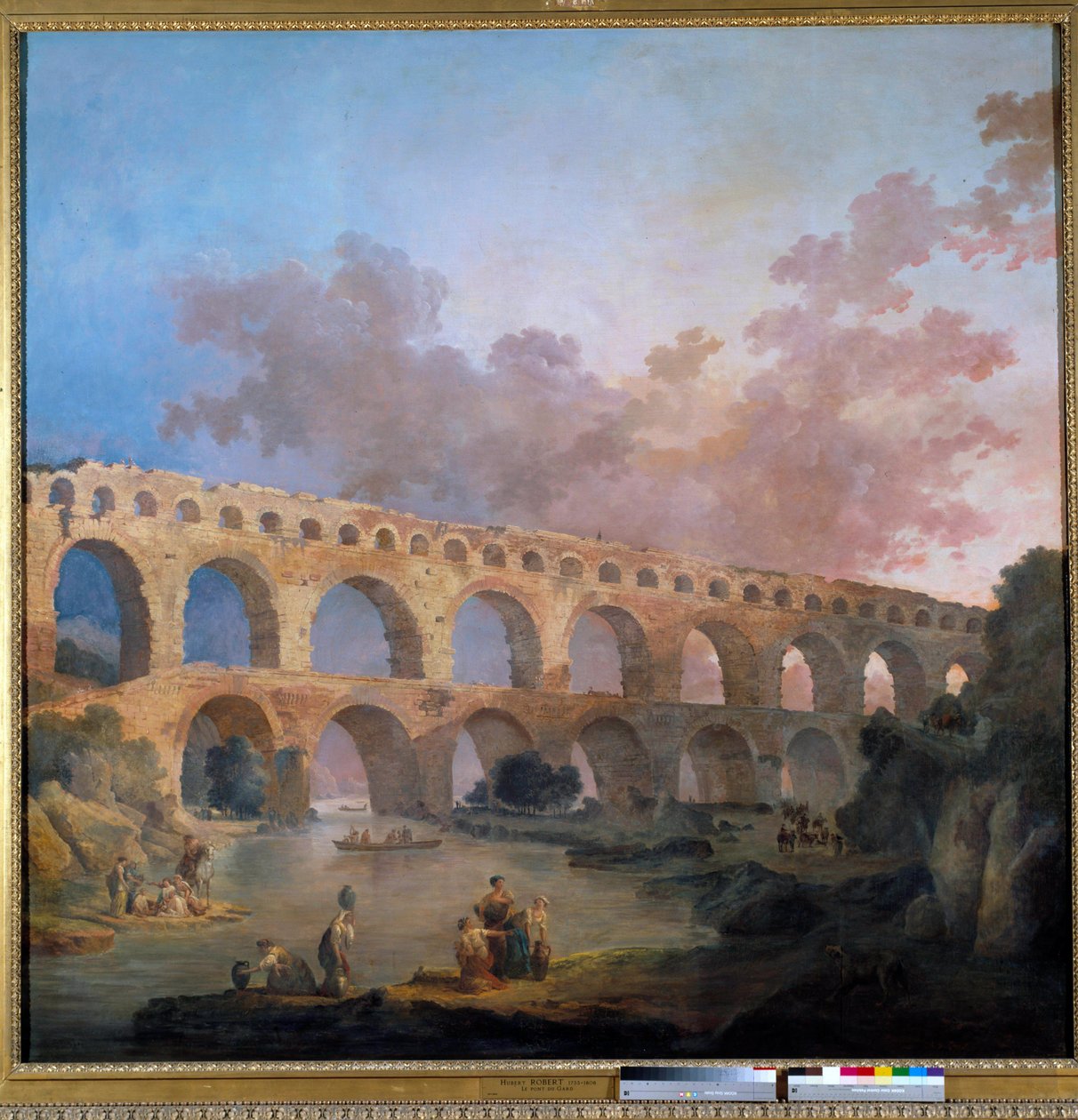 View of the Pont du Gard by Hubert Robert