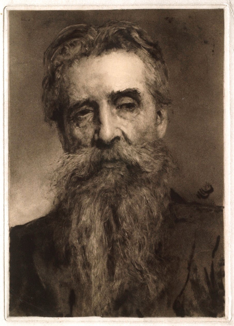 Portrait of a Man with a Grizzled Beard by Hubert von Herkomer