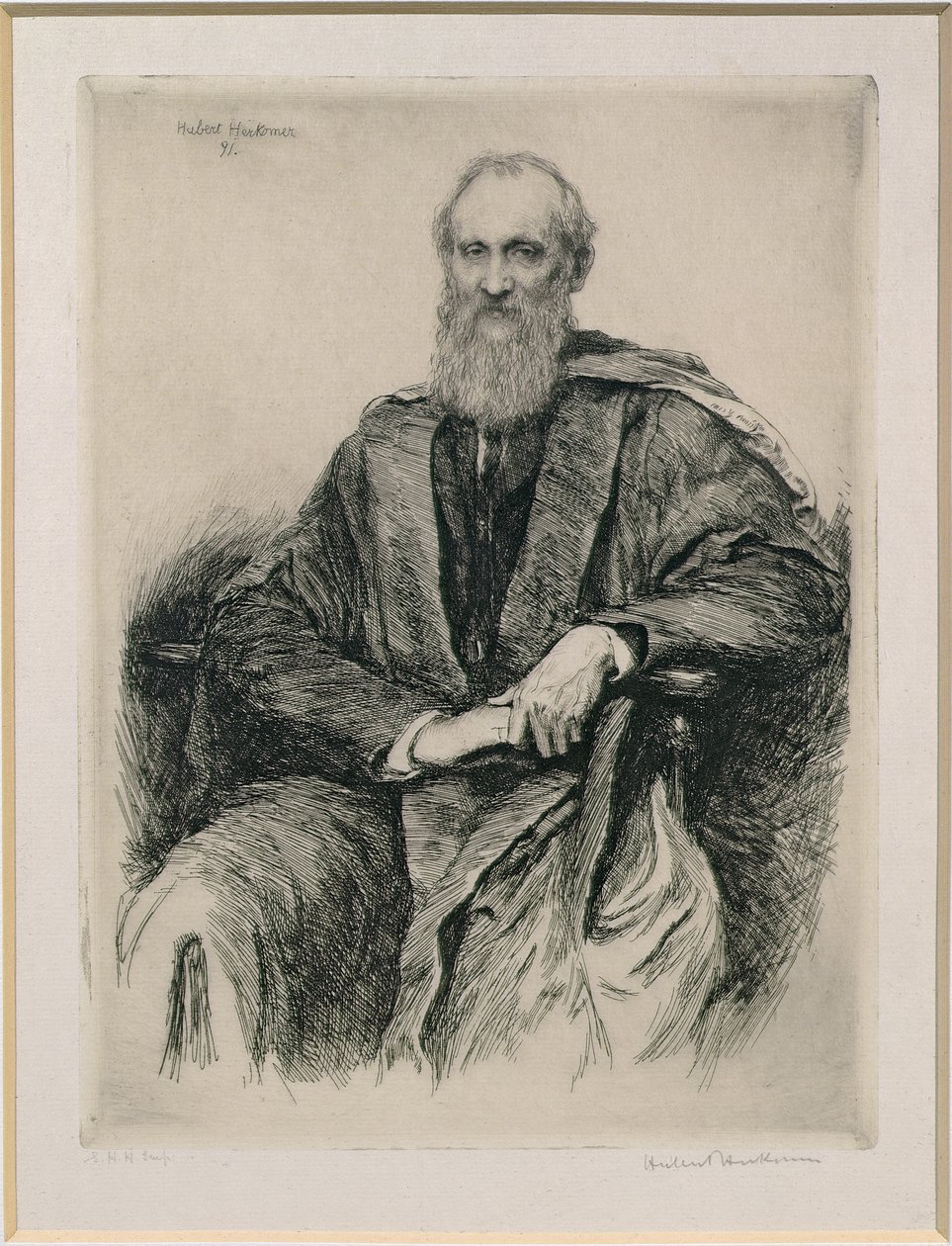 William Thomson, 1st Baron Kelvin, British Mathematician and Physicist, 1891 by Hubert von Herkomer