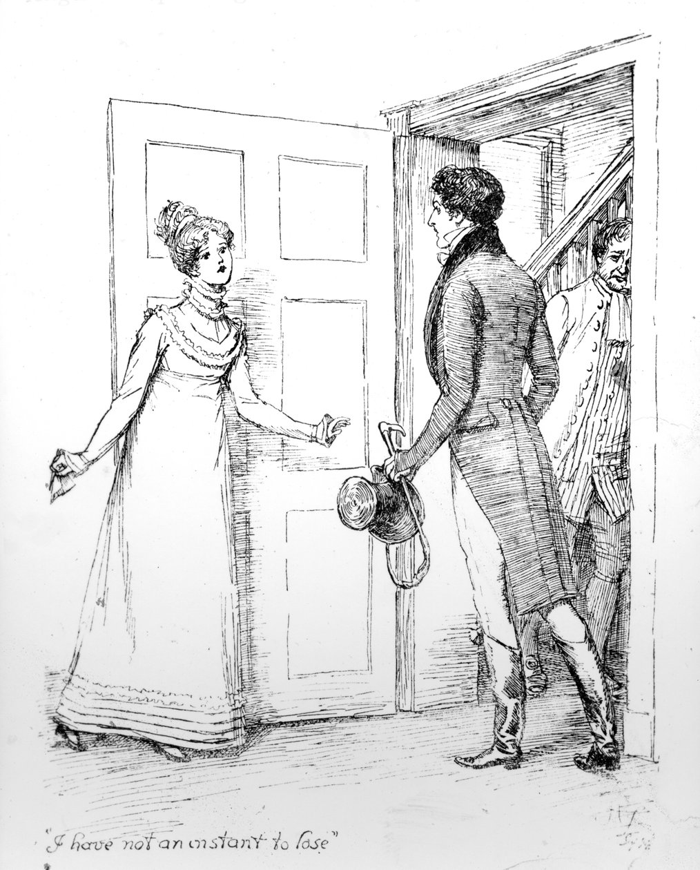I have not an instant to lose, illustration from 
