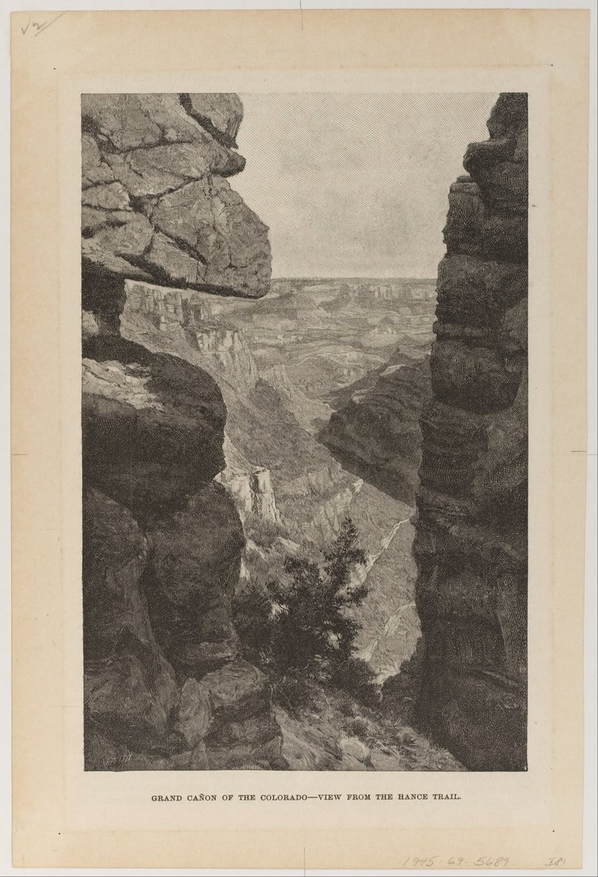 Grand Canyon of the Colorado, View from the Hance Trail by Hugh Bolton Jones