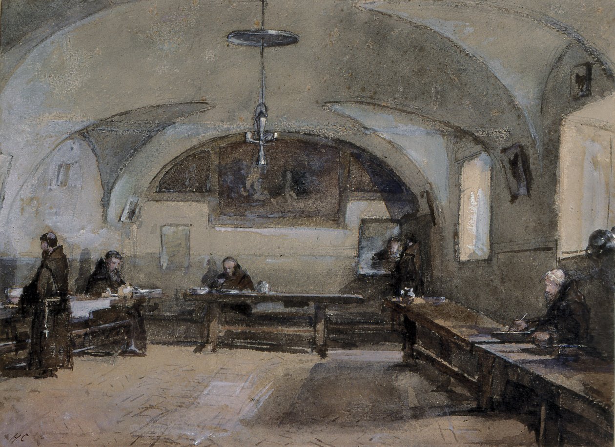 Interior of the Capuchin Convent at Albano by Hugh Carter