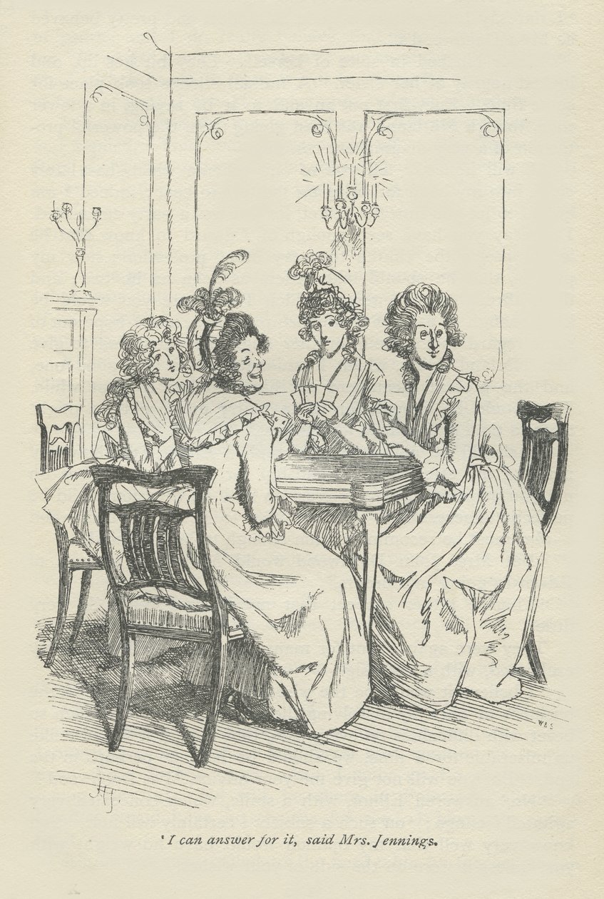 I Can Answer for It, Said Mrs Jennings by Hugh Thomson