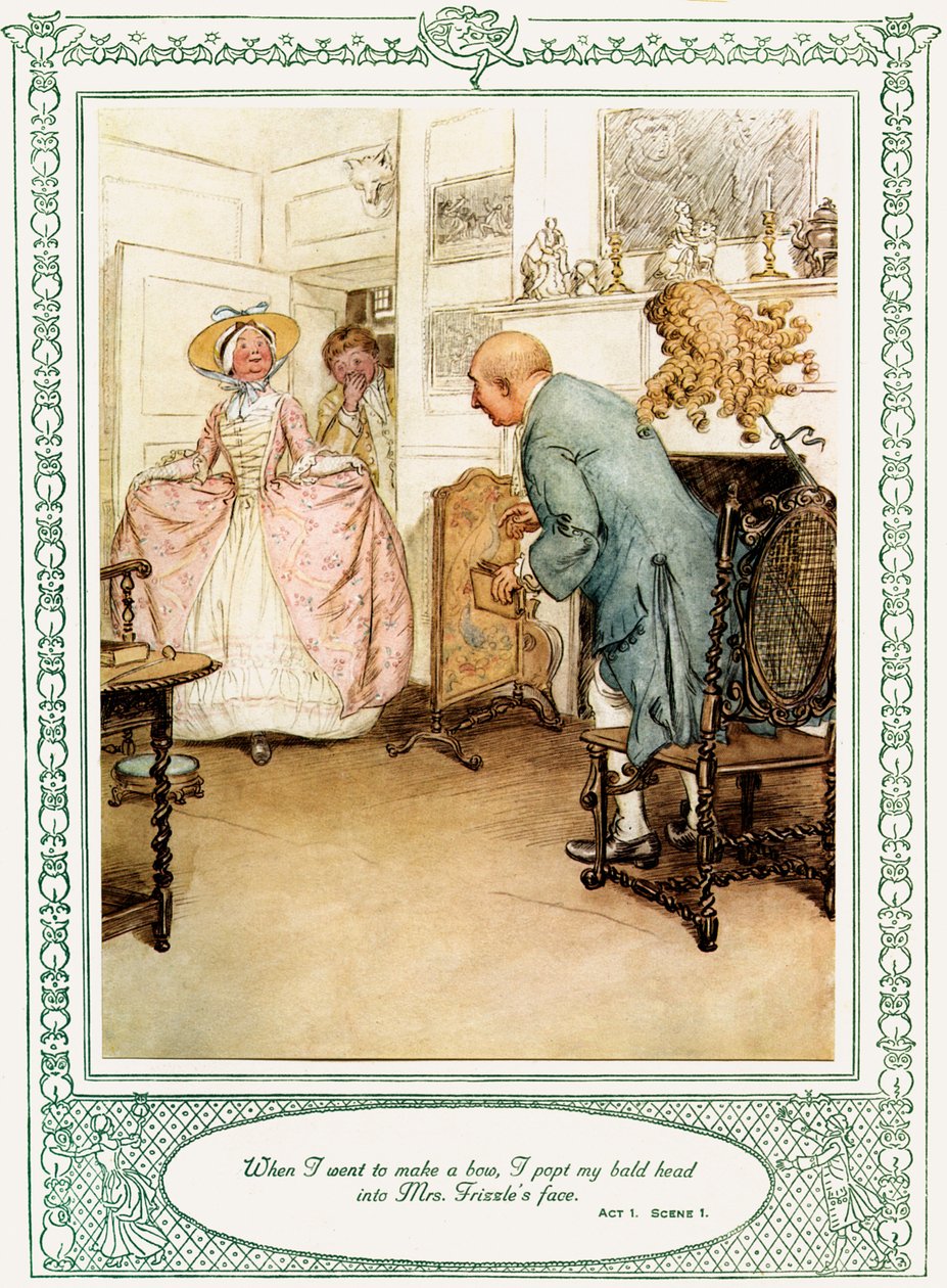 She Stoops to Conquer by Hugh Thomson