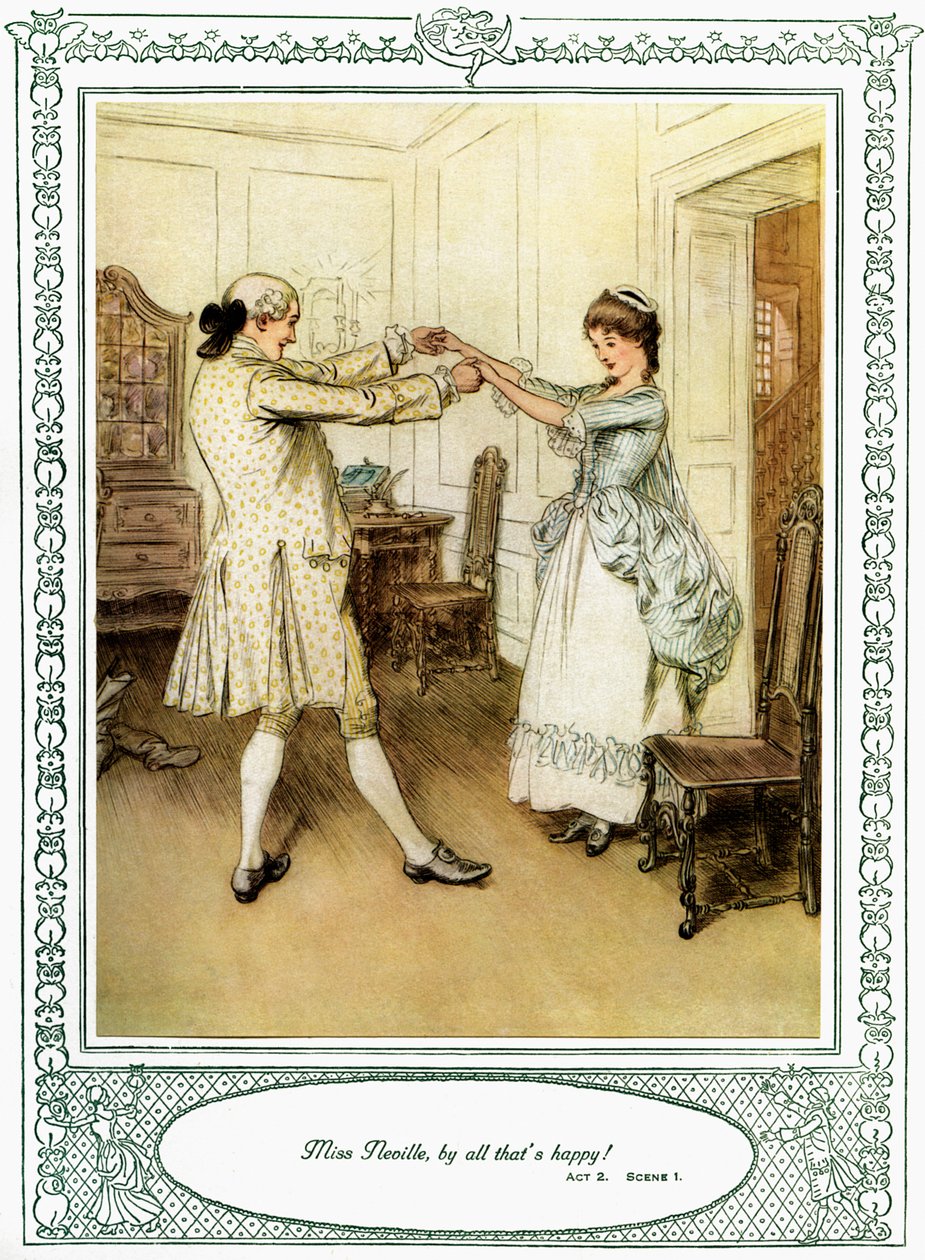 She Stoops to Conquer by Hugh Thomson