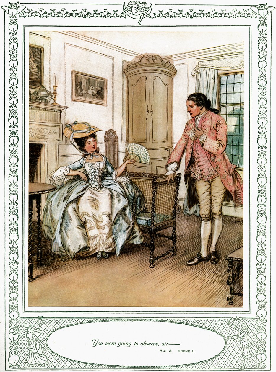 She Stoops to Conquer by Hugh Thomson