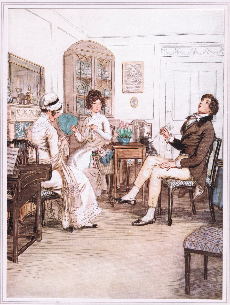 Phoebe: He is absolutely fearless, Susan, he has smoked his pipe in this room. by Hugh Thomson