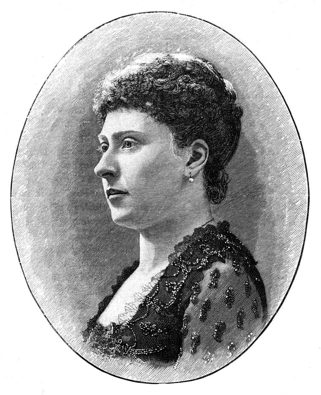 Princess Beatrice, youngest daughter of Queen Victoria by Hughes and Mullins