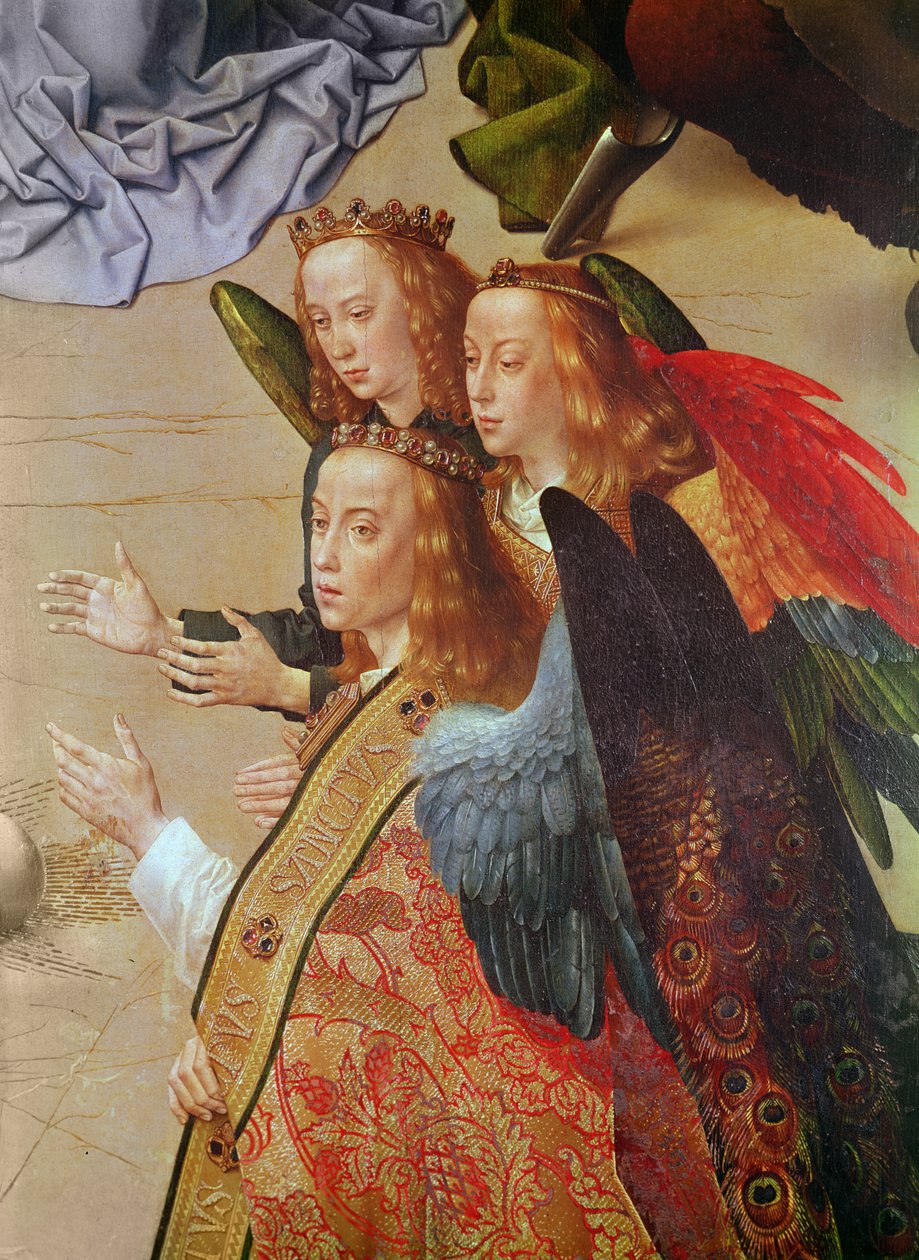 Portinari Altarpiece, central panel (detail) by Hugo van der Goes