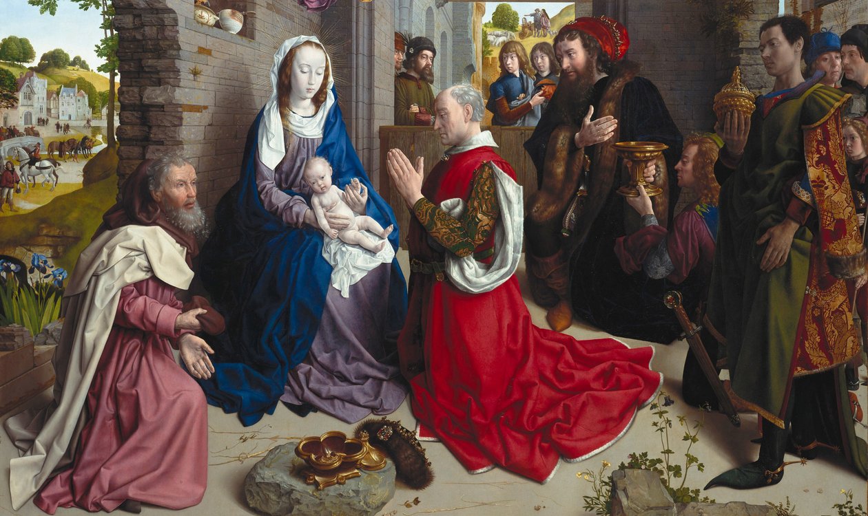 The Adoration of the Kings (Monforte Altar) by Hugo van der Goes