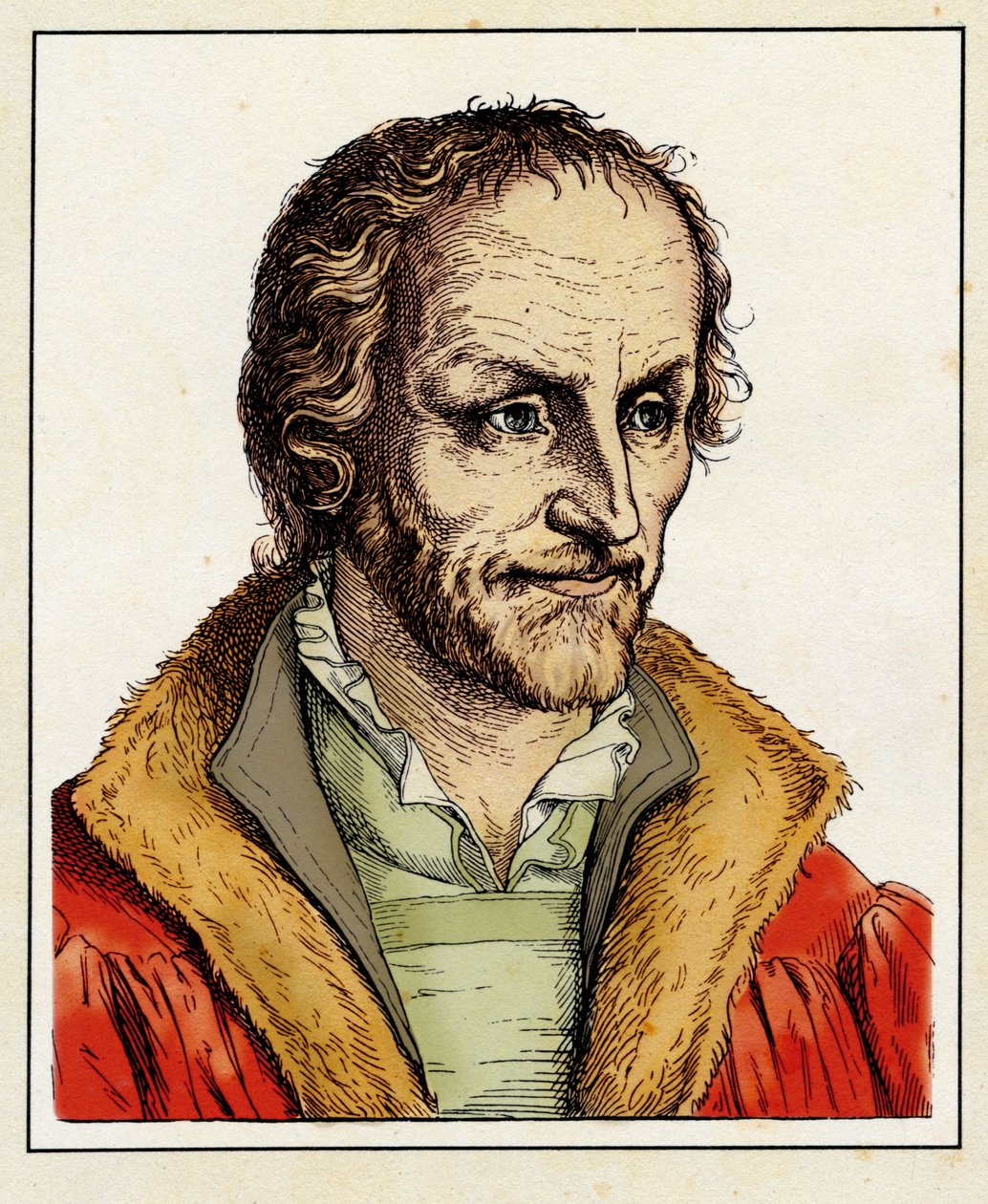 Philippe Melanchthon - Filippo Melantone (1497-1560), 1854 by Hugo Bürkner