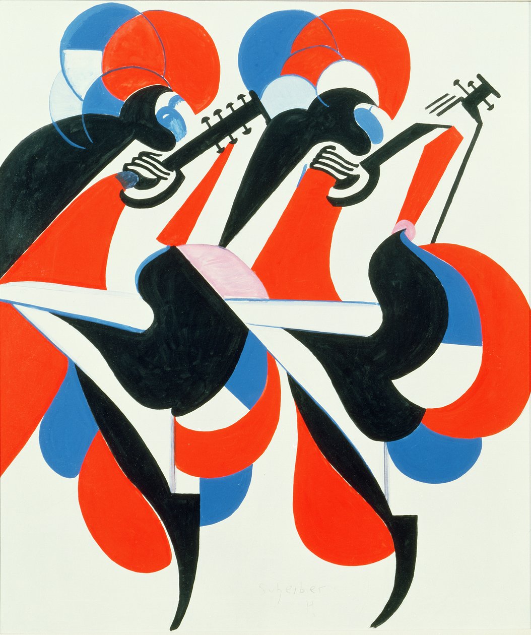 Dancing Musicians by Hugo Scheiber