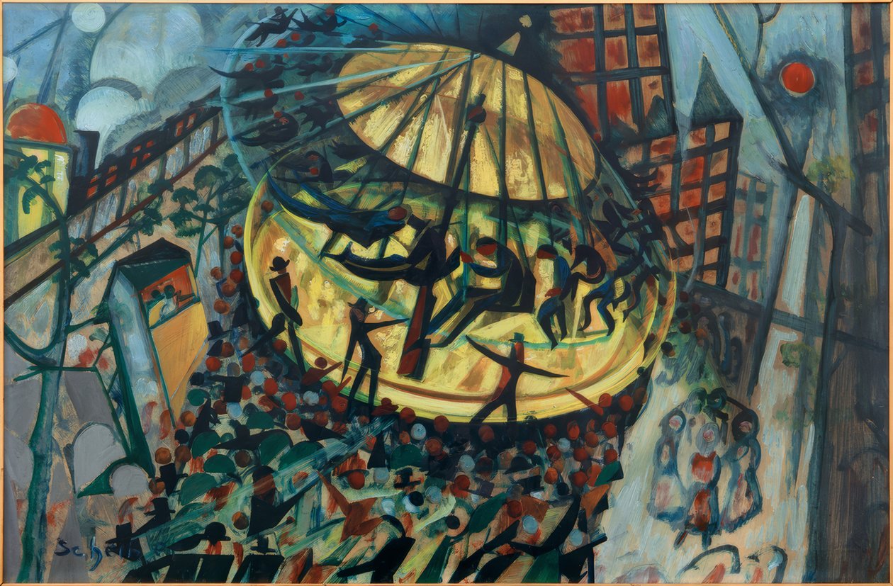 Wurstelprater by Hugo Scheiber