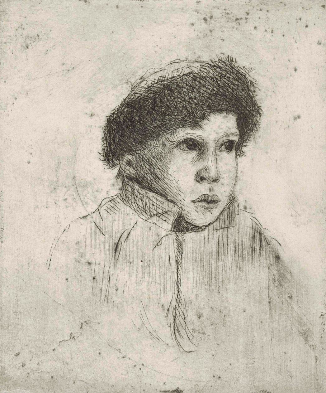 Head of a Boy by Hugo Simberg