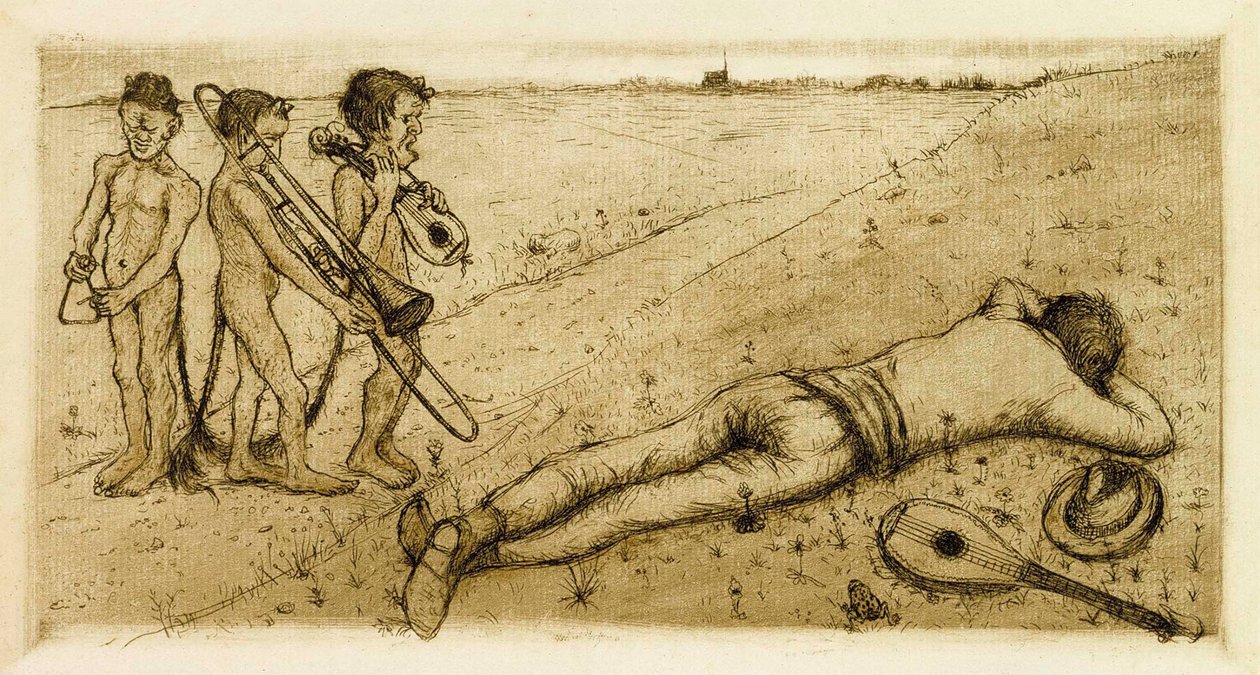 Swan Song by Hugo Simberg