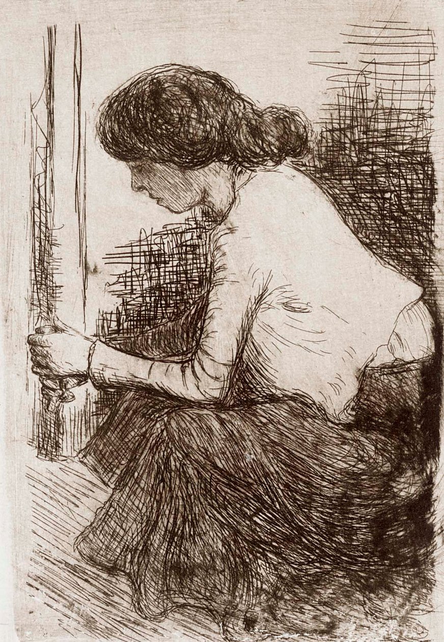 Woman Seated by Hugo Simberg