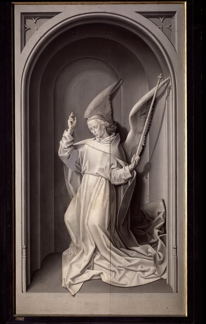 Angel of the Annunciation by Hugo van der Goes