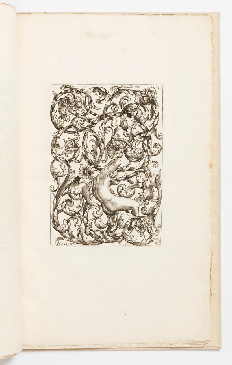 Plate 3, from Various Designs for Locksmiths by Hugues Brisville
