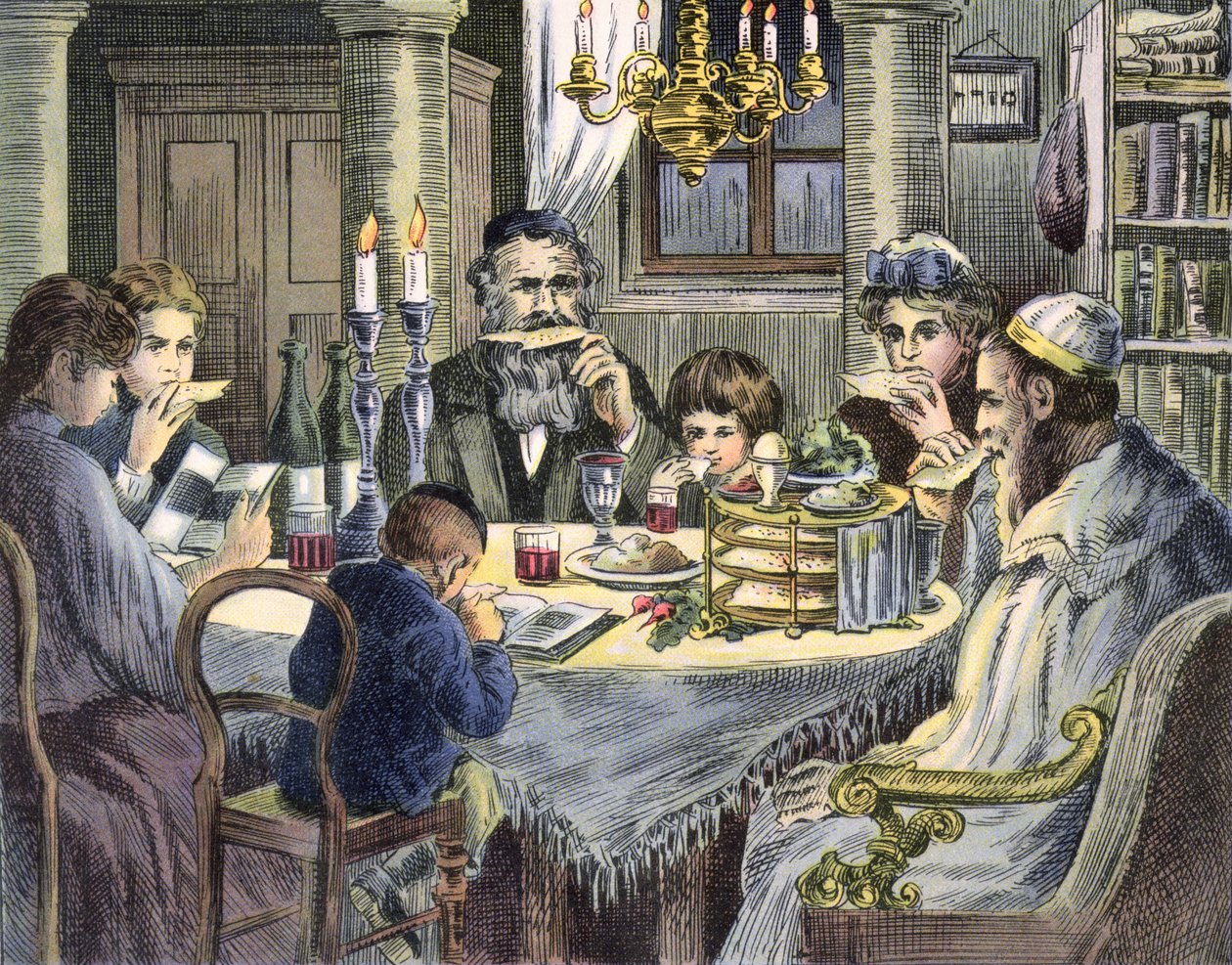 The Passover Meal by Hungarian School