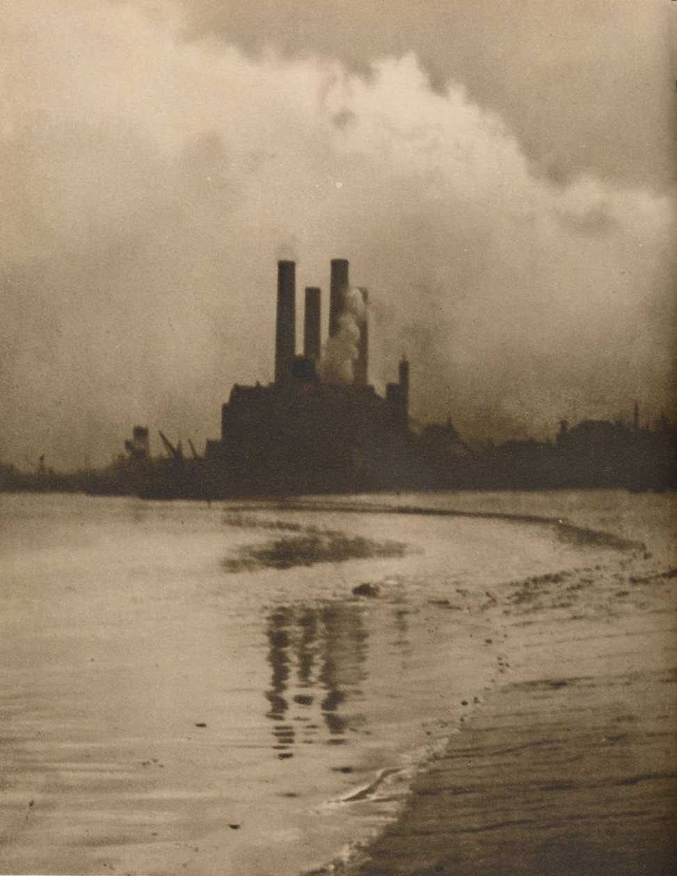 Chelsea Chimneys: Power Station on the Site of Old Cremorne Gardens by Huson