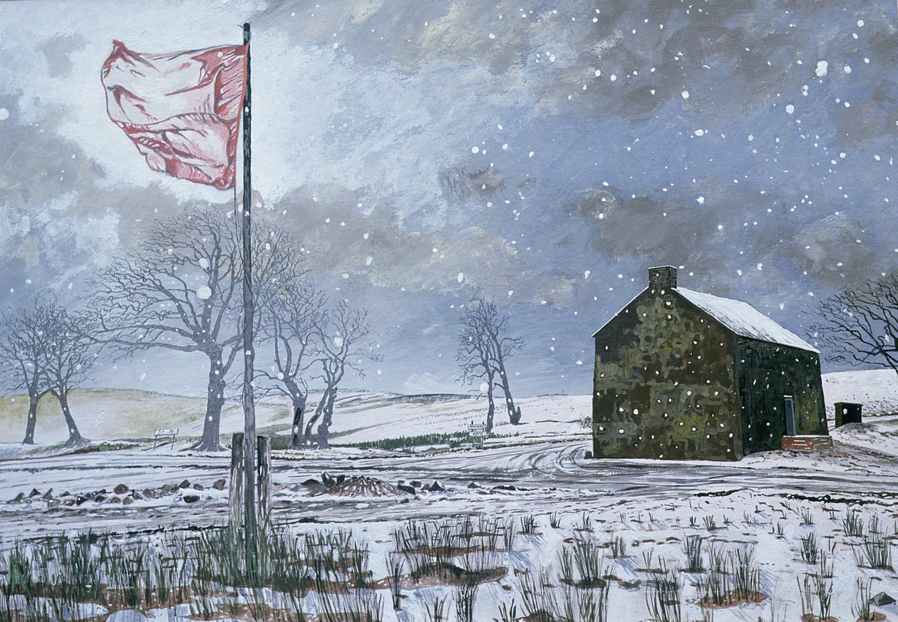 Drovers Arms and the Red Flag, near Garth, 1992 by Huw S. Parsons