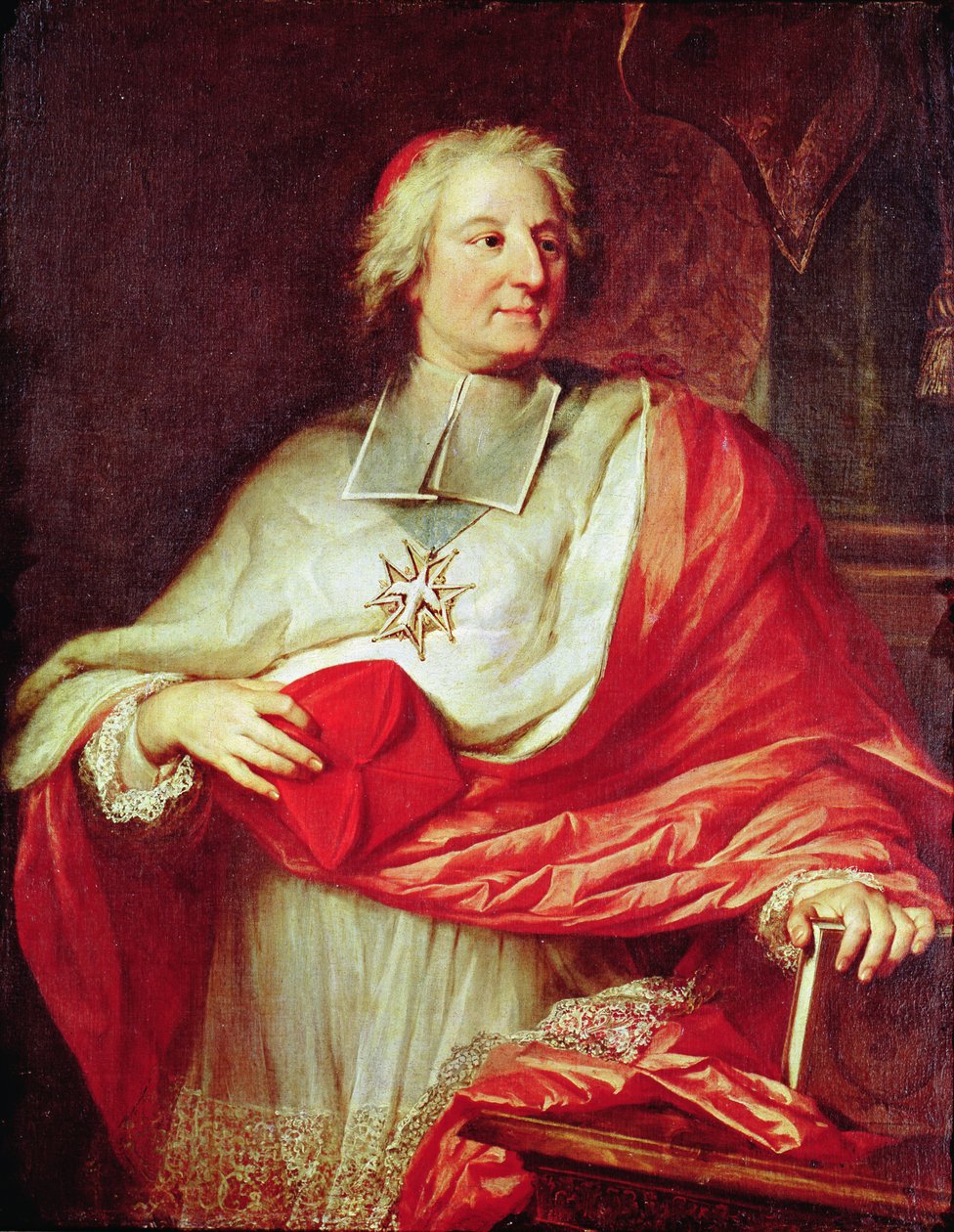 Portrait of Cardinal Melchior de Polignac by Hyacinthe Francois Rigaud