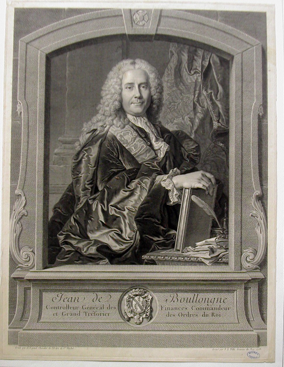 Portrait of Jean-Louis de Boullongne by Hyacinthe Francois Rigaud