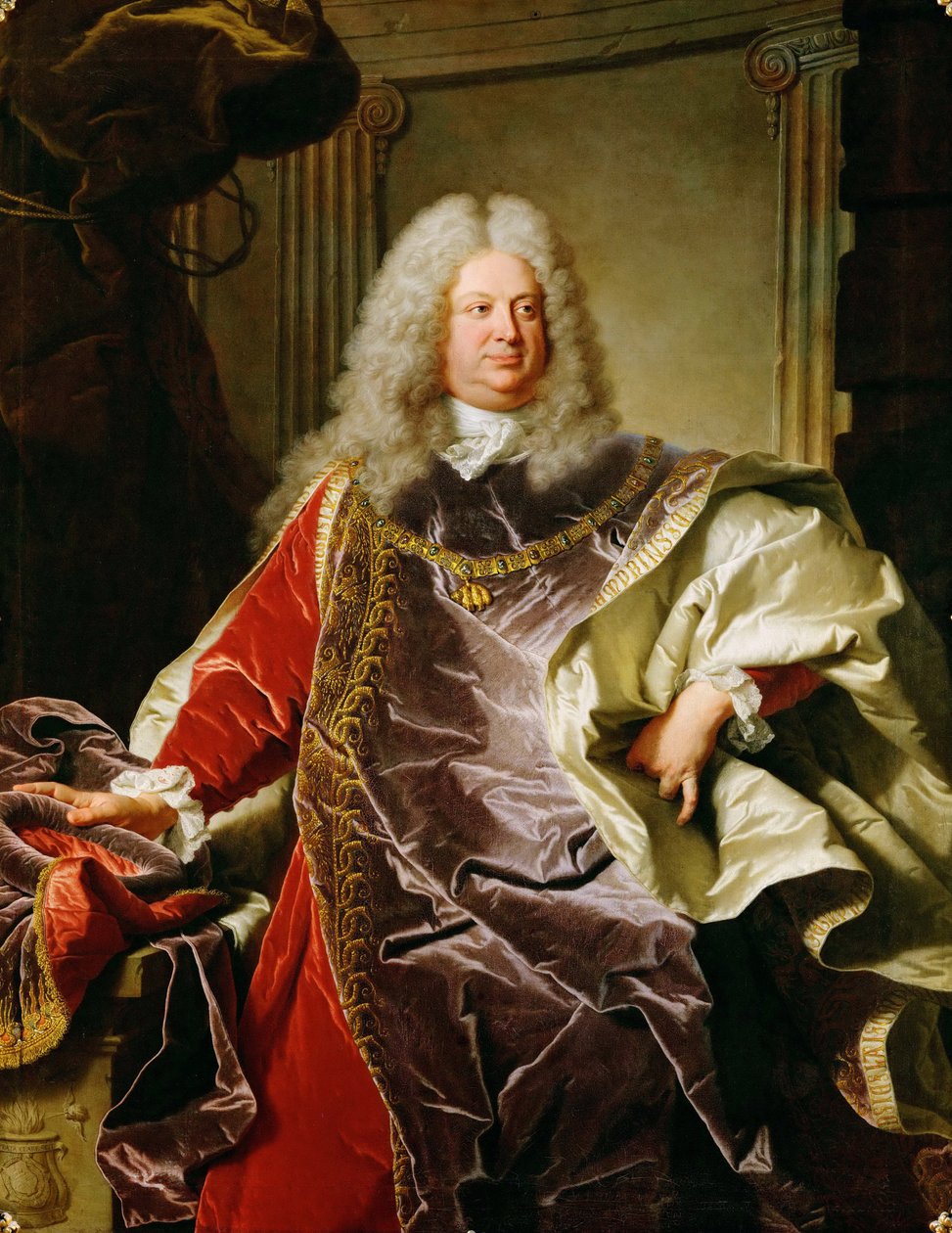 Portrait of Count Philipp Ludwig Wenzel von Sinzendorf by Hyacinthe Francois Rigaud