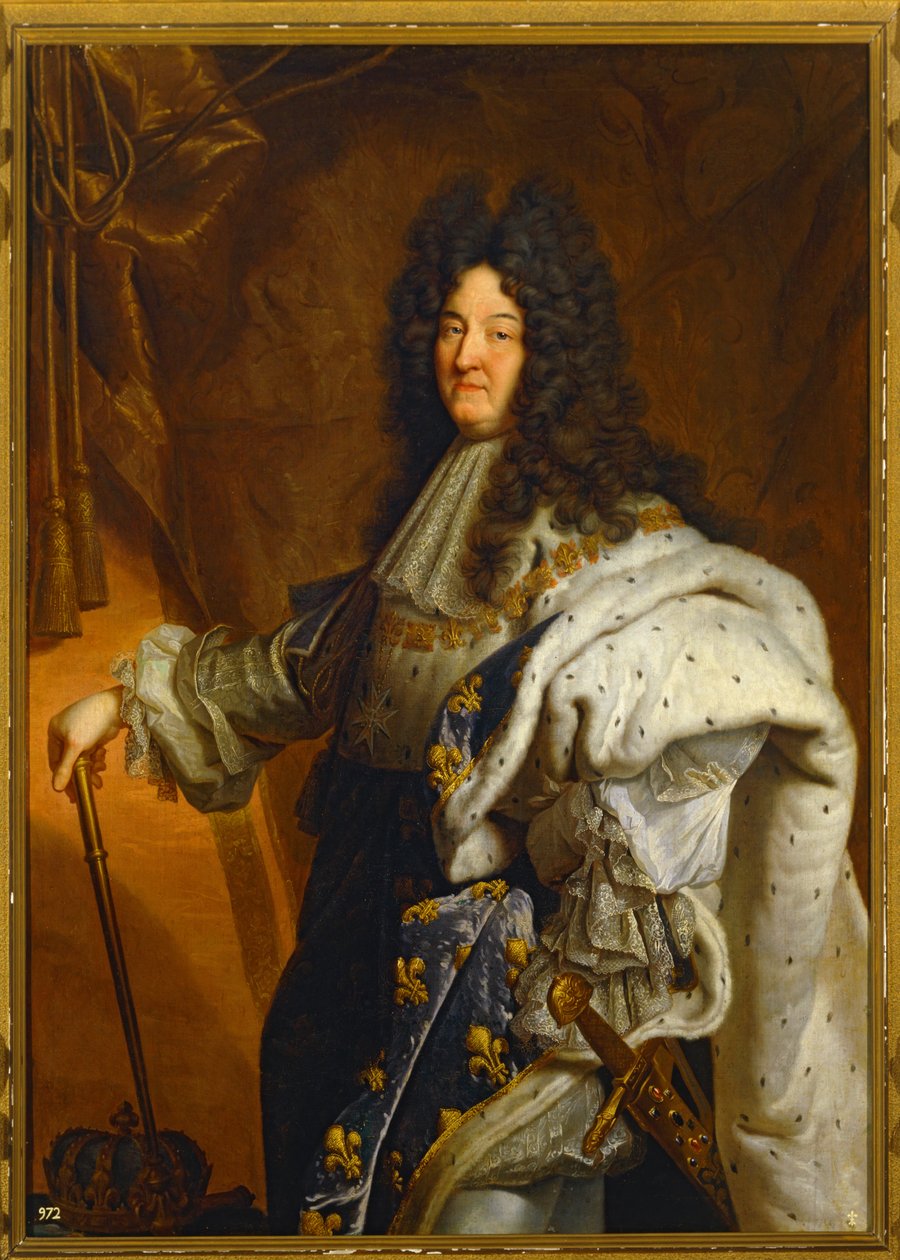 Louis XIV, King of France by Hyacinthe Francois Rigaud